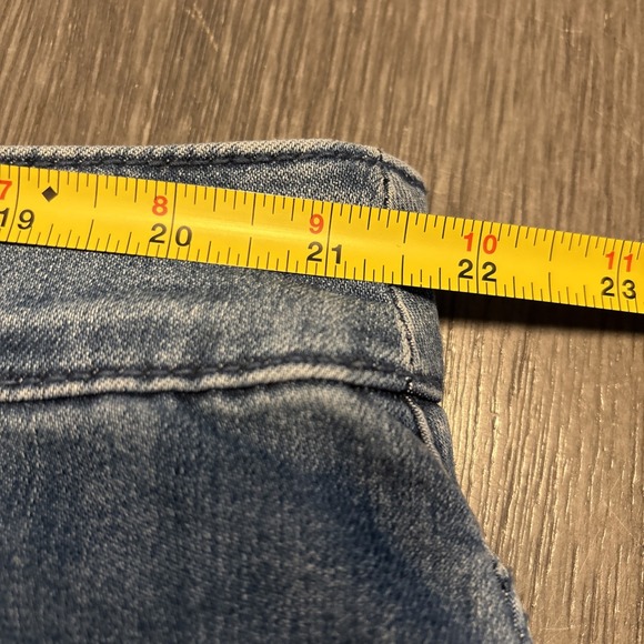 Women's Size 20 Westport Floral Cutout Denim Jean Pencil Skirt - Picture 4 of 5